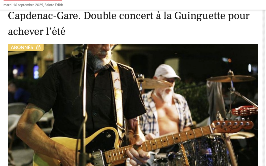 Concert à la Guinguette de Capdenac